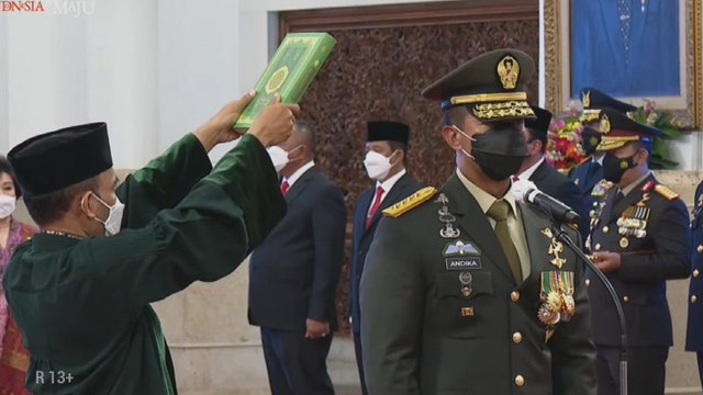 Dilantik Presiden Jokowi, Jenderal Andika Perkasa Resmi Jadi Panglima TNI