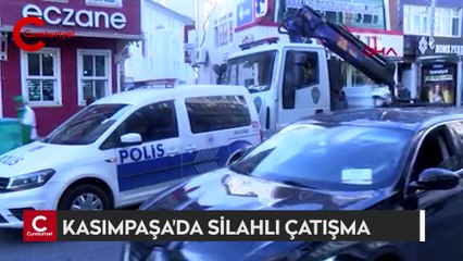 Kasımpaşa’da silahlı çatışma: Siper alıp birbirlerine kurşun yağdırdılar