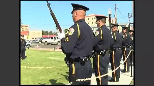 La ciudad de Odessa conmemoró a oficiales que fallecieron cumpliendo su deber…