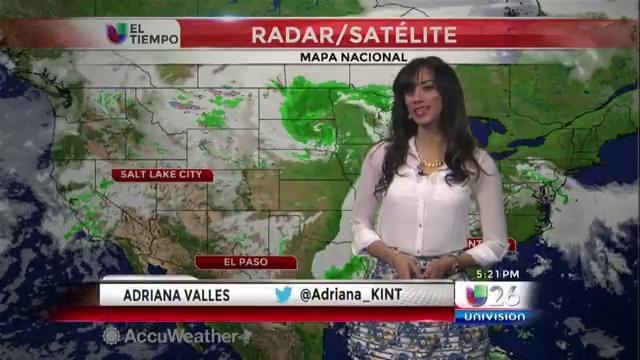 Pronóstico del tiempo Mayo 17, 2015 con Adriana Valles