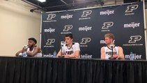 Purdue basketball players react to win over Wright State