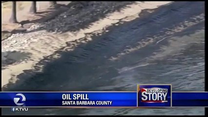 Oil Spill Hits Coast Near Santa Barbara