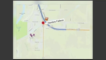 Hombre fallece en accidente vial