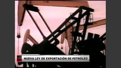 Iniciativa de ley permitiría exportaciones de petroleo