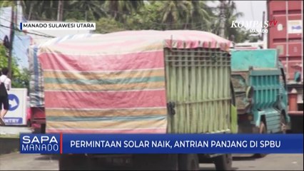Permintaan Solar Subsidi Naik, Antrian Panjang Di SPBU
