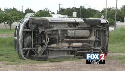 Driver Involved in Rollover Crash Charged with DWI