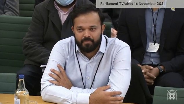 Former Yorkshire cricketer Azeem Rafiq speaks out against 'institutionalised racism'