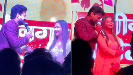 रितेश पांडे और स्नेहा उपाध्याय  ने कुशीनगर महोत्सव 2021 में किया शानदार स्टेज परफॉरमेंस