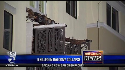 Berkeley Balcony Collapse Kills Five