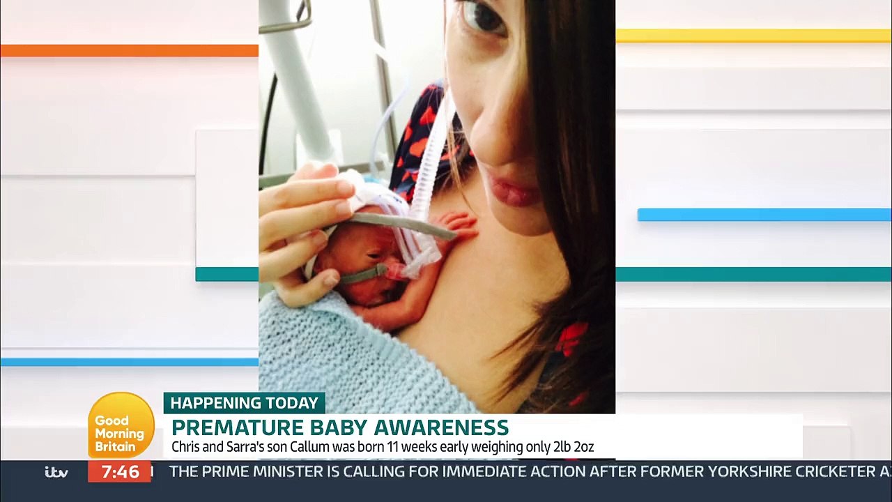 Good Morning Britain - Sir Chris Hoy and Lady Sarra Hoy speak about the struggles parents of premature babies face on World Prematurity Day