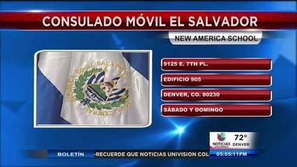 Consulado móvil de El Salvador