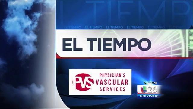 Pronóstico del Tiempo: Viernes 26 de Junio 5pm