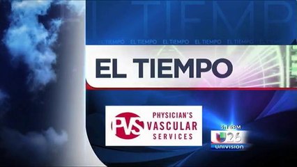 Pronóstico del Tiempo: Viernes 26 de Junio 5pm
