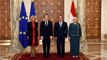 Les baskets dorées Vuitton de Brigitte Macron en Égypte font polémique