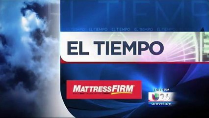 Pronóstico del Tiempo: Lunes 22 de Junio 10pm