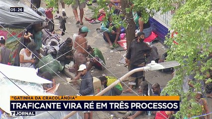 Lorraine Bauer, conhecida como "Gatinha da Cracolândia", virou ré em três processos: dois por tráfico e um por organização criminosa.