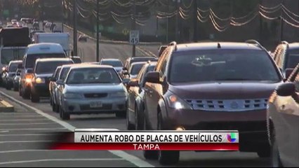 Emiten aviso para dueños de autos por robos de tablillas