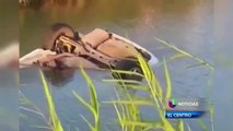 Cae familia a canal en Mexicali