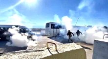Erzincan özel harekat polisinden nefes kesen tatbikat