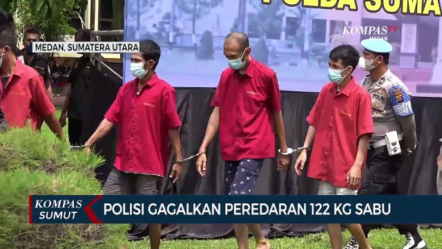 Sabu Seberat 122 Kg Disita Polda Sumatera Utara