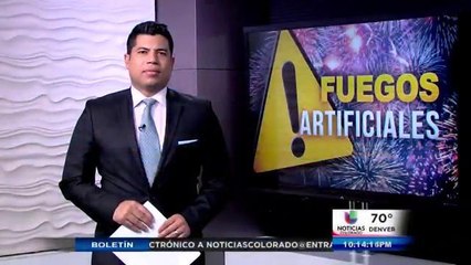 Los peligros de los fuegos artificiales