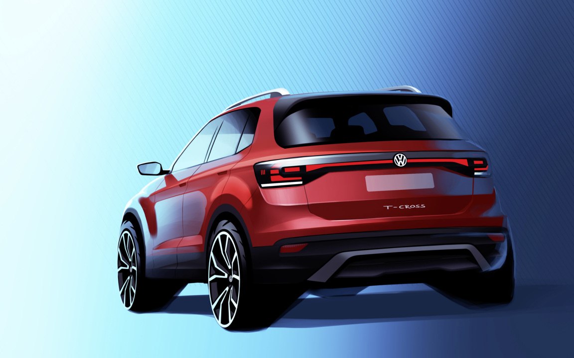 Volkswagen T-Cross : les premières images du plus petit SUV du constructeur