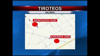 Se reportan tiroteos en Salinas