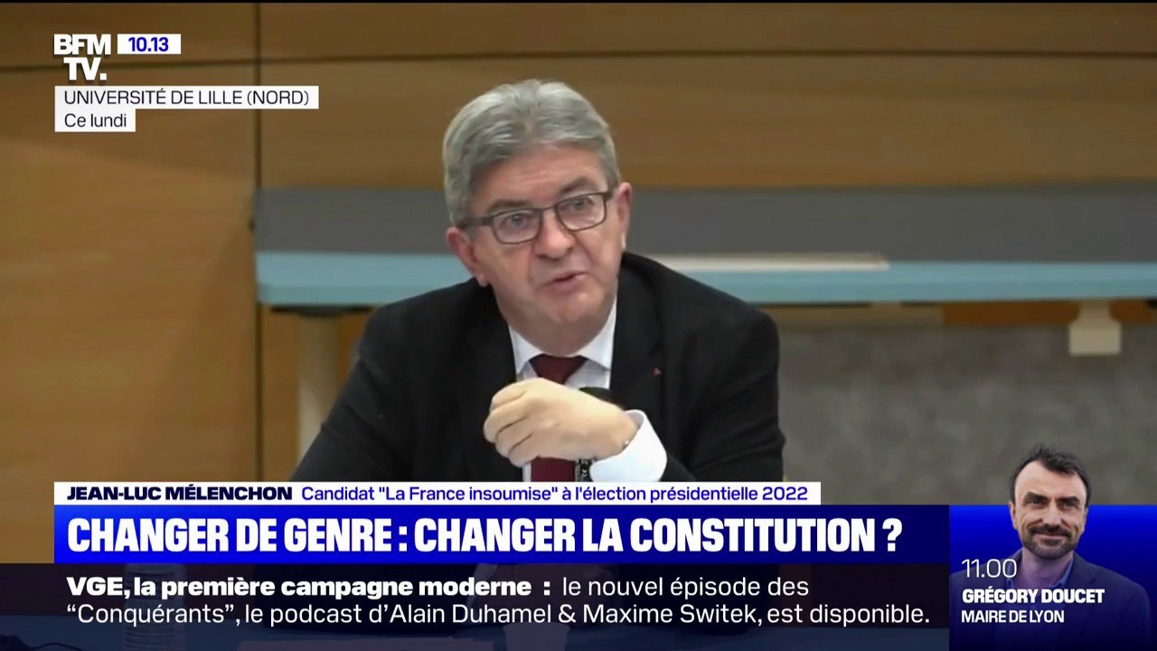 Jean-Luc Mélenchon propose d'inscrire l'autodétermination du genre dans la Constitution
