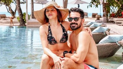 पति अभिनव शुक्ला की गोद में बैठीं रुबीना दिलैक दिखीं रोमांटिक, देखिये वीडियो