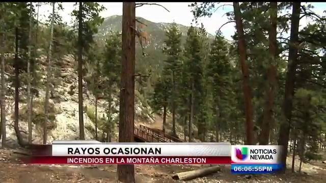 Relámpagos causan fuegos