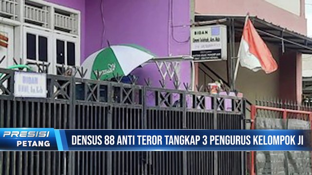 Densus 88 Anti Teror Polri Tangkap Tiga Terduga Teroris