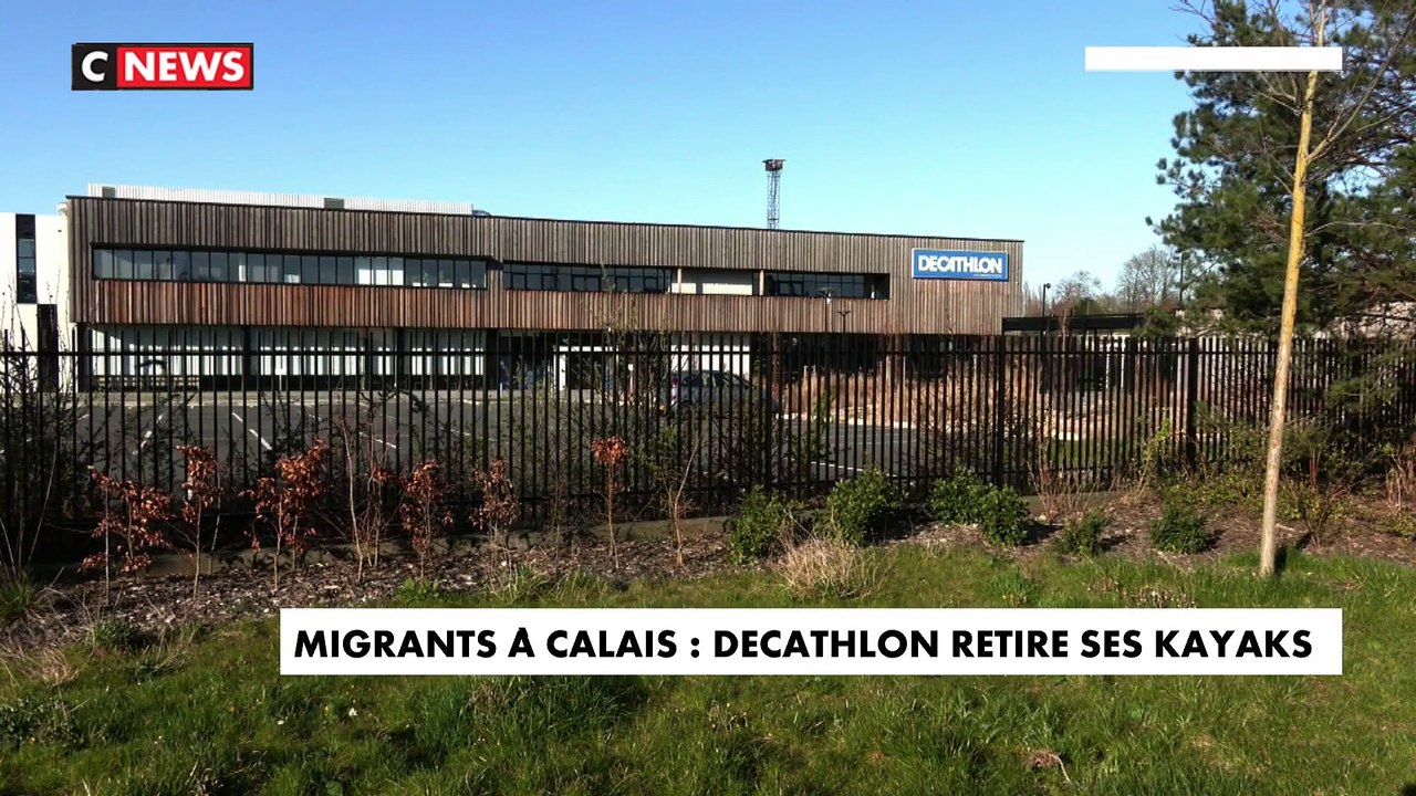 L’enseigne Decathlon retire de la vente les kayaks, utilisés par des migrants pour traverser la Manche, dans les magasins de Calais et de Grande-Synthe - VIDEO