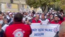 Bakırköy Belediyesi işçileri grevlerinin 24. gününde
