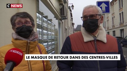 Le retour du masque en extérieur dans certaines villes