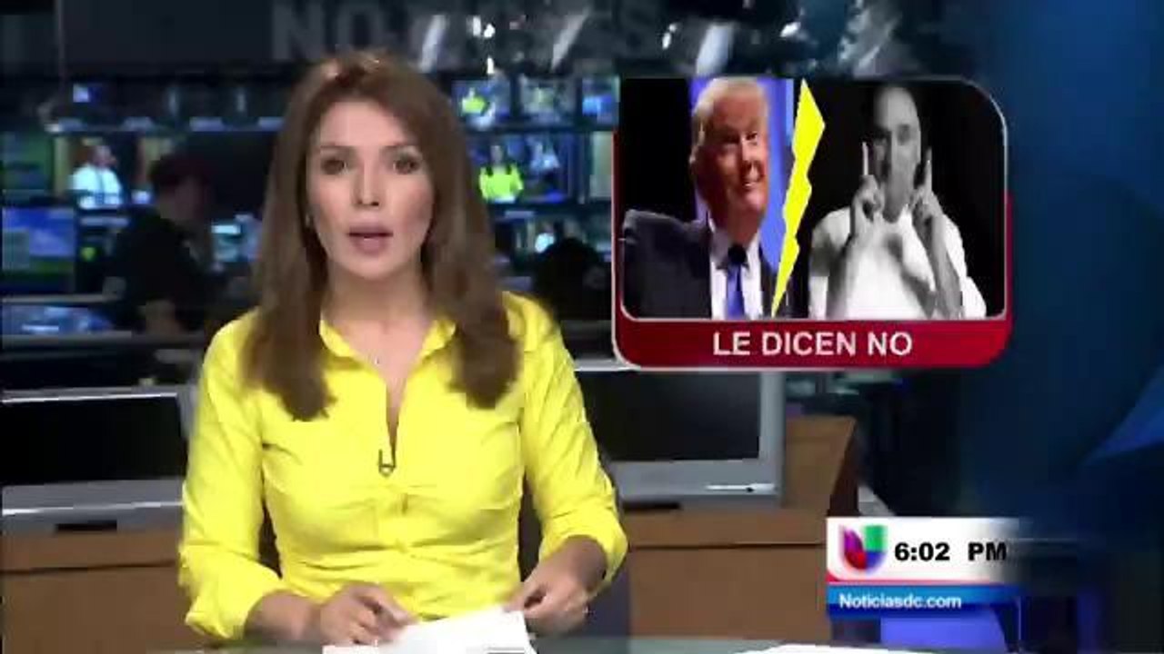 Le dicen no a Trump