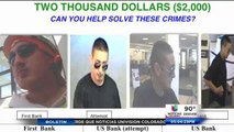 Buscan a sospechoso de asaltar varios bancos en Denver