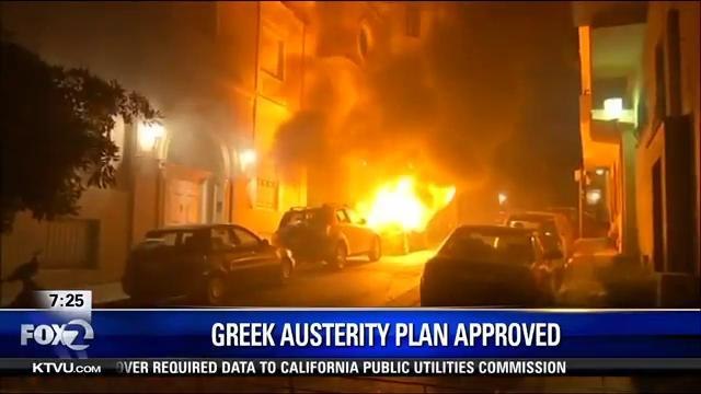 Greek Austerity Plan Approved, Causes Major Protests