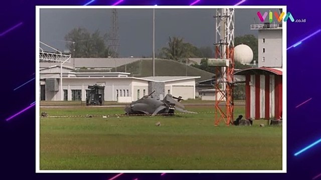 Mengerikan! Pesawat Tempur Milik Malaysia Jatuh dan Meledak