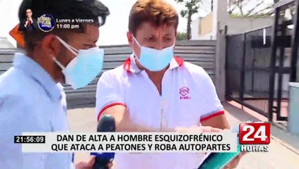 Denuncian que hospital Hermilio Valdizán da de alta a paciente con esquizofrenia pese a su historial