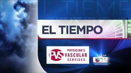 Pronóstico del Tiempo: Jueves 30 de Julio 5pm