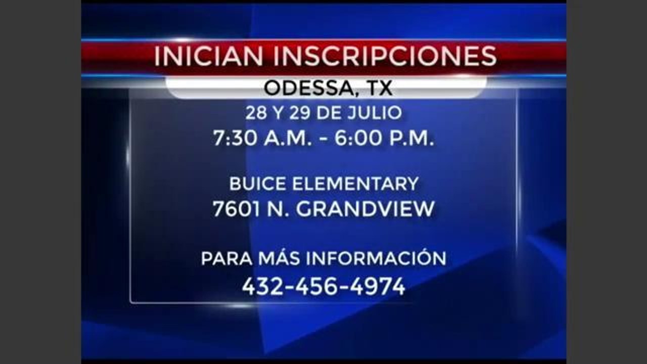 Inicia registro para estudiantes de ecisd