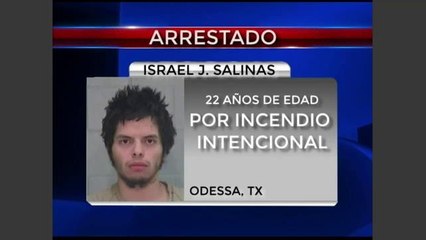 Por incendio intencional