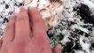Santa Inés presume de su primera nevada de la temporada