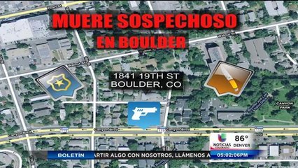 Le disparan a sospechoso de apuñalamiento en Boulder