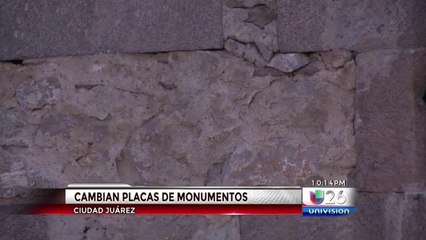 Buscan evitar robo de placas de metal en Juárez