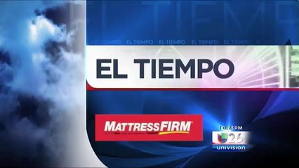 Pronóstico del Tiempo: Lunes 27 de Julio 10pm
