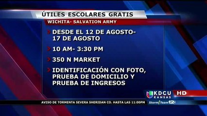Entrega de útiles escolares gratis