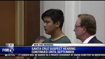 Santa Cruz Suspect Appears In Court Today
