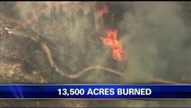 Clear Lake Fire Grows to 13,500 Acres