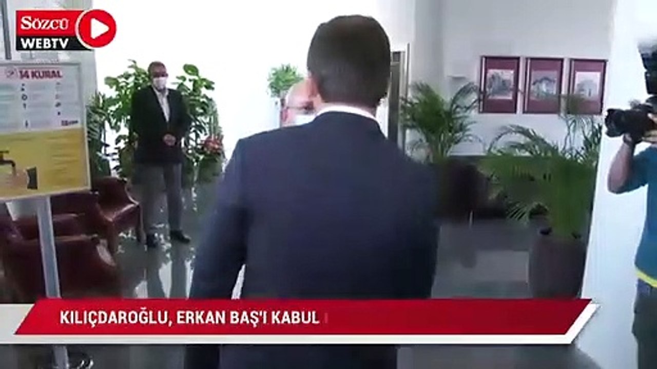 CHP Genel Başkanı Kemal KIlıçdaroğu, TİP Genel Başkanı Erkan Baş'ı kabul etti